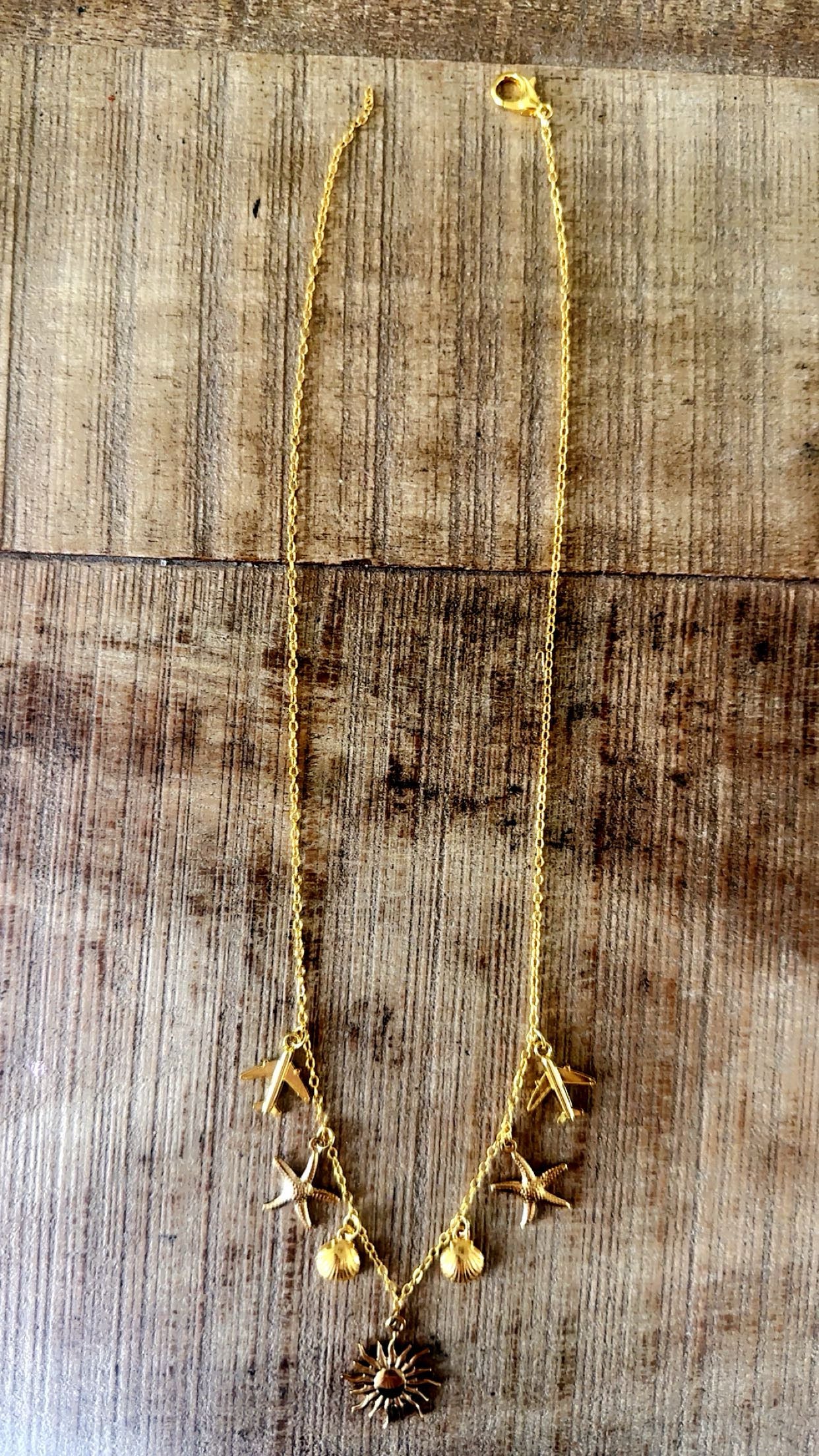 Collier "soleil vagabon"