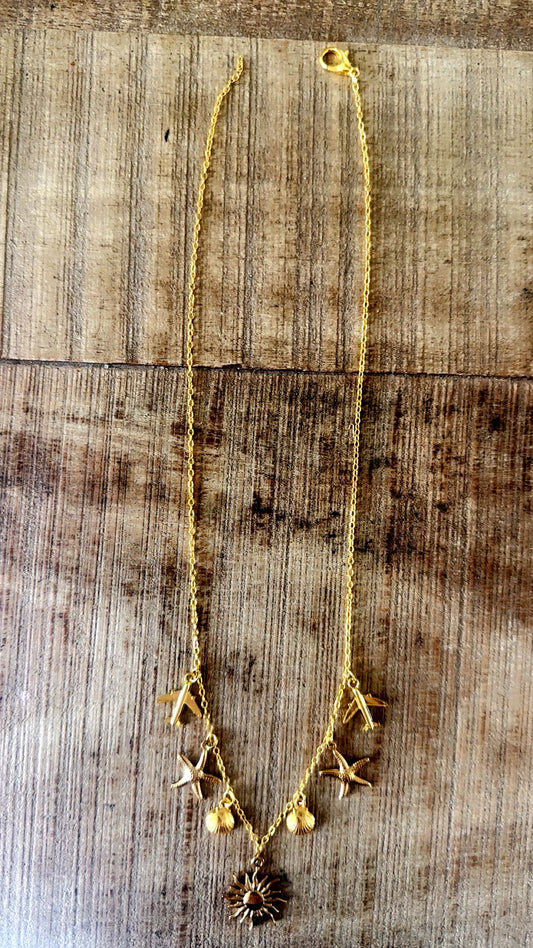 Collier "soleil vagabon"